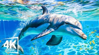 Ocean Reef 4K (ULTRA HD) 🐋- Coral Reefs and Colorful Sea Life - Relaxing Music