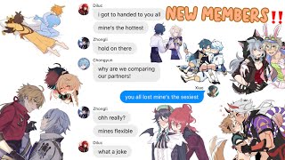 Who’s The Sexiest Bottom? || Genshin Impact Group Chat