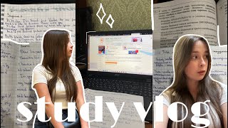 Дневник выпускницы|Study vlog:готовлюсь к егэ!