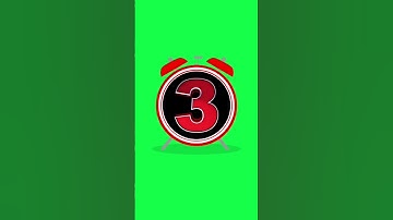 5 Second Timer | Green Screen  With Sound | 4K Video | No Copyright #trending #animation #quiz