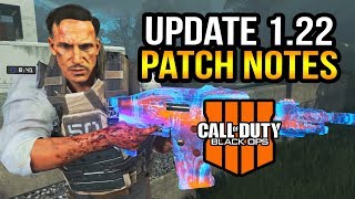 Black Ops 4 - New Update 1.22 Patch Notes (Huge Changes)