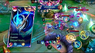 Gusion Cosmic Gleam + This New Build = BROKEN ⚔️#mobilelegends