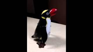 Vintage Tin Windup Toy Penguin