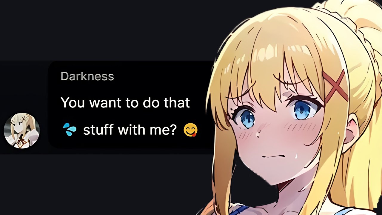 Messing With Darkness Until She Breaks 😈 | Yodayo Tavern AI