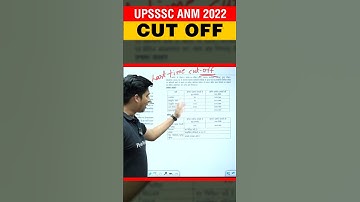Upsssc ANM Previous Year Cut Off | UP ANM 2022 Cut Off #Shorts #Pw #Anm