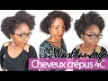 WASH AND GO SUR CHEVEUX CREPUS 4C | HOW TO