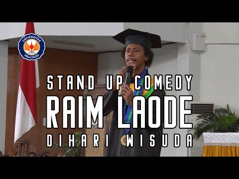 Raim Laode Stand Up Comedy Di Wisuda universitas haluoleo Kendari