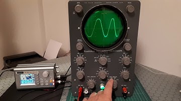 Heathkit O-10 Oscilloscope Tutorial