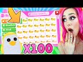 Hatching 100 ROBUX ONLY GOLDFISH In Roblox ADOPT ME ! (EXPENSIVE!)