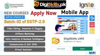 Digiskills Course Enrollment 2022 - Digiskills New Courses - Digiskills LMS Mobile App Apply Online. screenshot 1