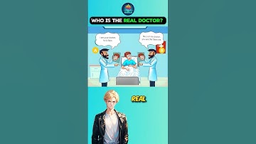 Who is the real doctor? #riddlechallenge #logicpuzzles #riddleoftheday #enigma #brainteasers