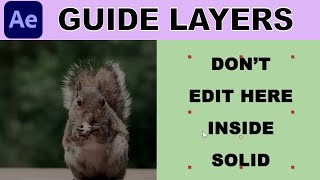 Disable The Layer In The Export With Guide Layers - Adobe After Effects Tutorial