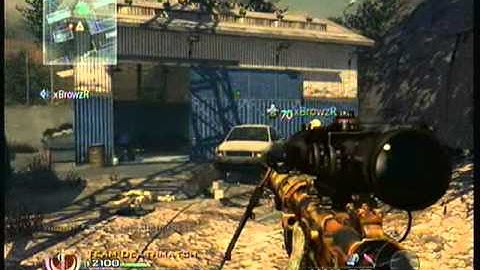 Mw2 - 2v2 Quickscope Clan Match - Dual Commentary