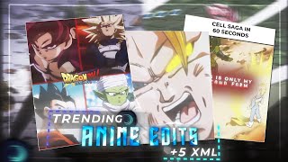 Top 5 Trending Anime Edits XML | Trending Edits XML For Alight Motion | Alight Motion Pack
