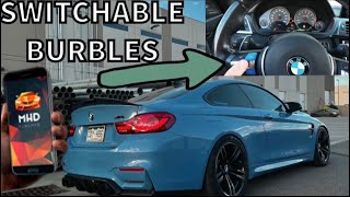 MHD MULTIMAP/SWITCHABLE BURBLES BMW M4/M3/M2 {HOW TO USE}