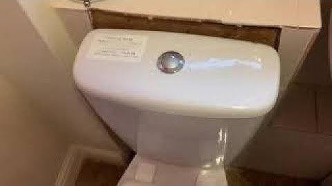 How to remove toilet cistern lid