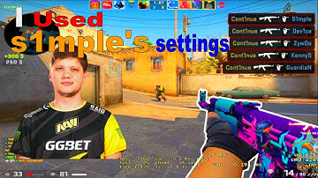 I used s1mple