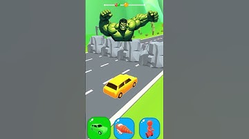 Shape-Shifting Game New Sounds & Levels 🚗 | BeamNG.drive #shorts #Hulk