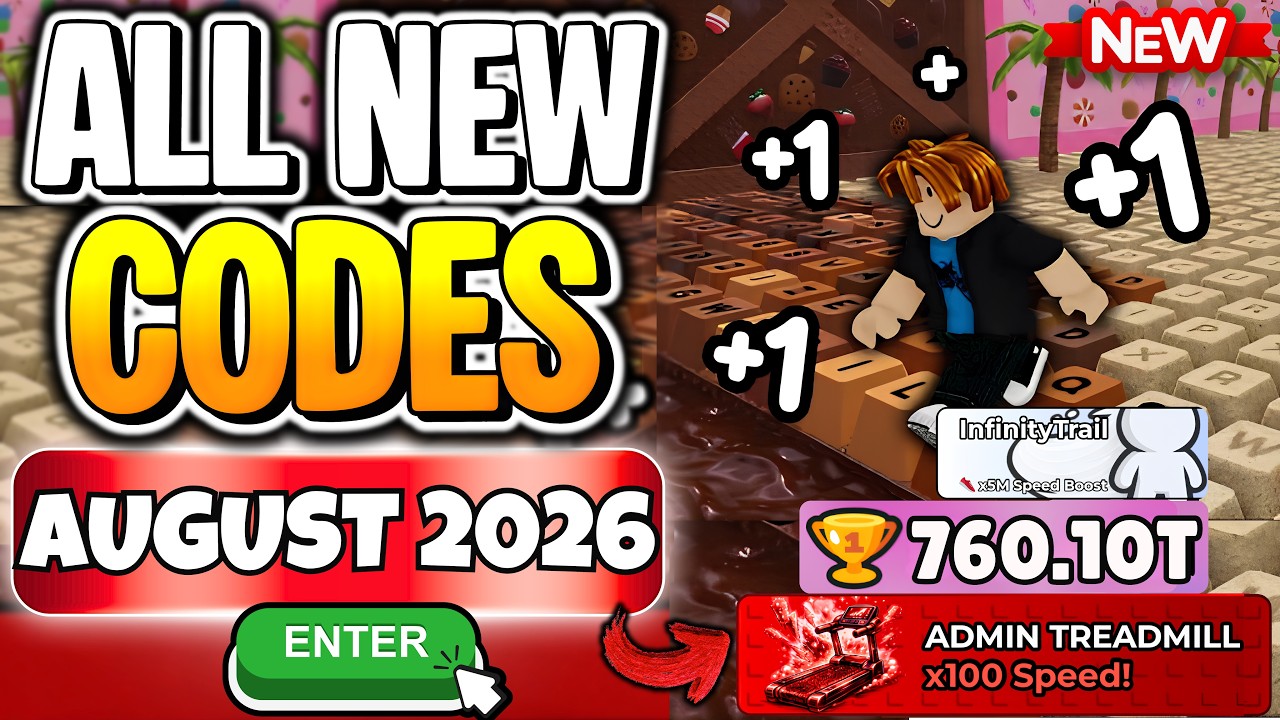 NEW* ALL WORKING CODES FOR +1 SPEED KEYBOARD ESCAPE AUGUST 2026