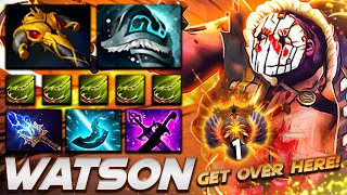 Watson Pudge TOP 1 RANK - Get Over Here - Dota 2 Pro Gameplay [Watch &amp; Learn]