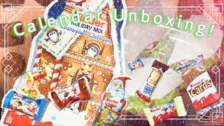 Unboxing Kinder Chocolate Holiday Mix Countdown Calendar! // Reviewing and Evaluating Chocolate