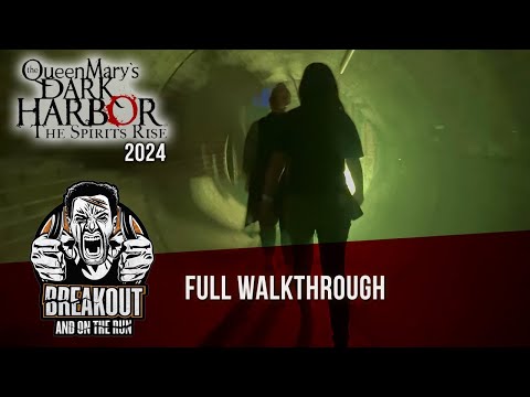 BREAKOUT maze at The Queen Mary&#039;s Dark Harbor 2024 - FULL WALKTHROUGH