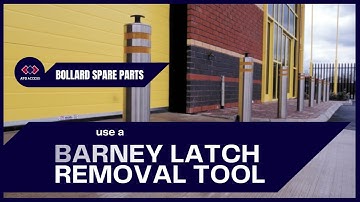 How to use a Barney Latch Removal Tool   Bollard Spare Parts