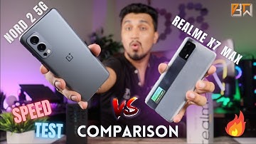 OnePlus Nord 2 vs Realme X7 Max || Speed Test Comparison🔥 || A shocking Comparison..😲😲