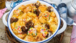 Danny Trejo's Donut Bread Pudding - Home & Family