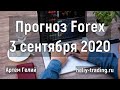 Прогноз форекс на 3 сентября 2020