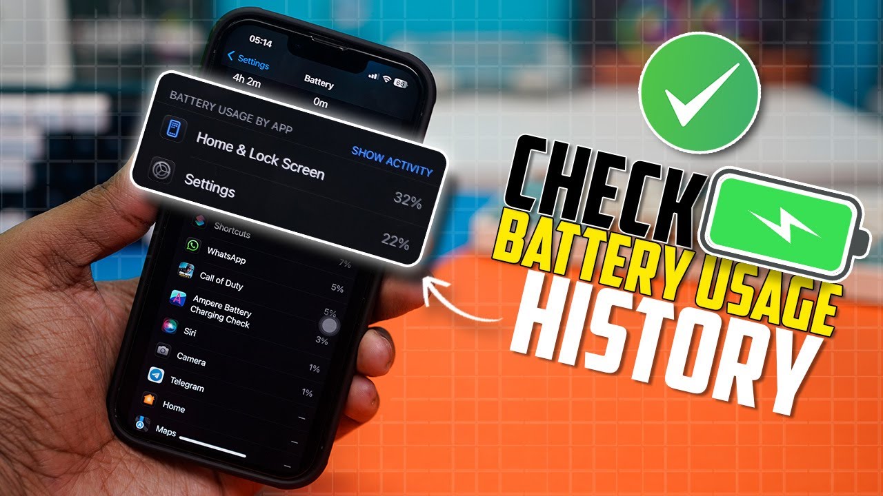How To Check Battery Usage History on iPhone