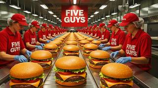 How Five Guys Burgers Are Made in a Factory