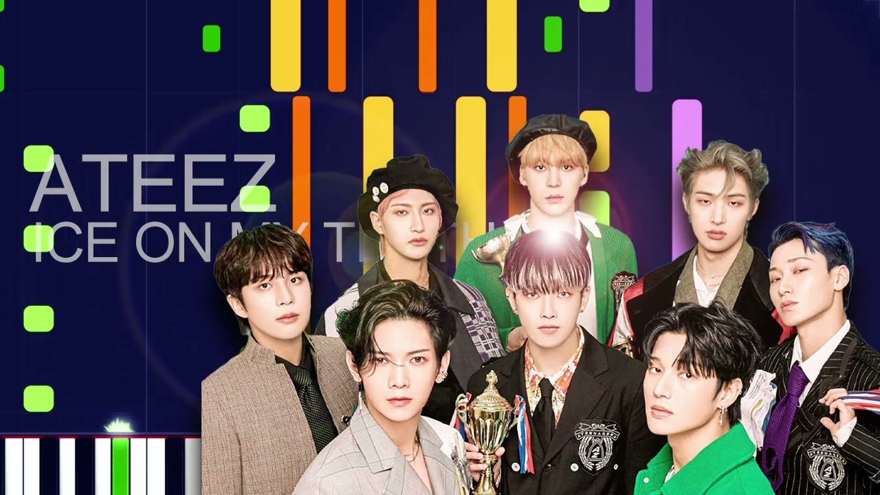 Ateez - ICE ON MY TEETH (PRO MIDI FILE REMAKE) - "in the style of"