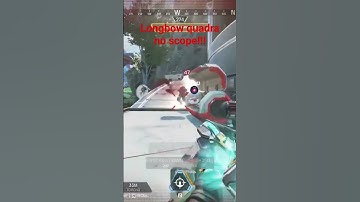 Longbow quadra no scope!!!!!! #apexlegends #apex #apexlegendsclips #gaming #apexclips