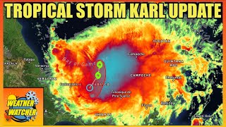 Tropical Storm Karl Update! Landfall on Mexico Possible Tonight!