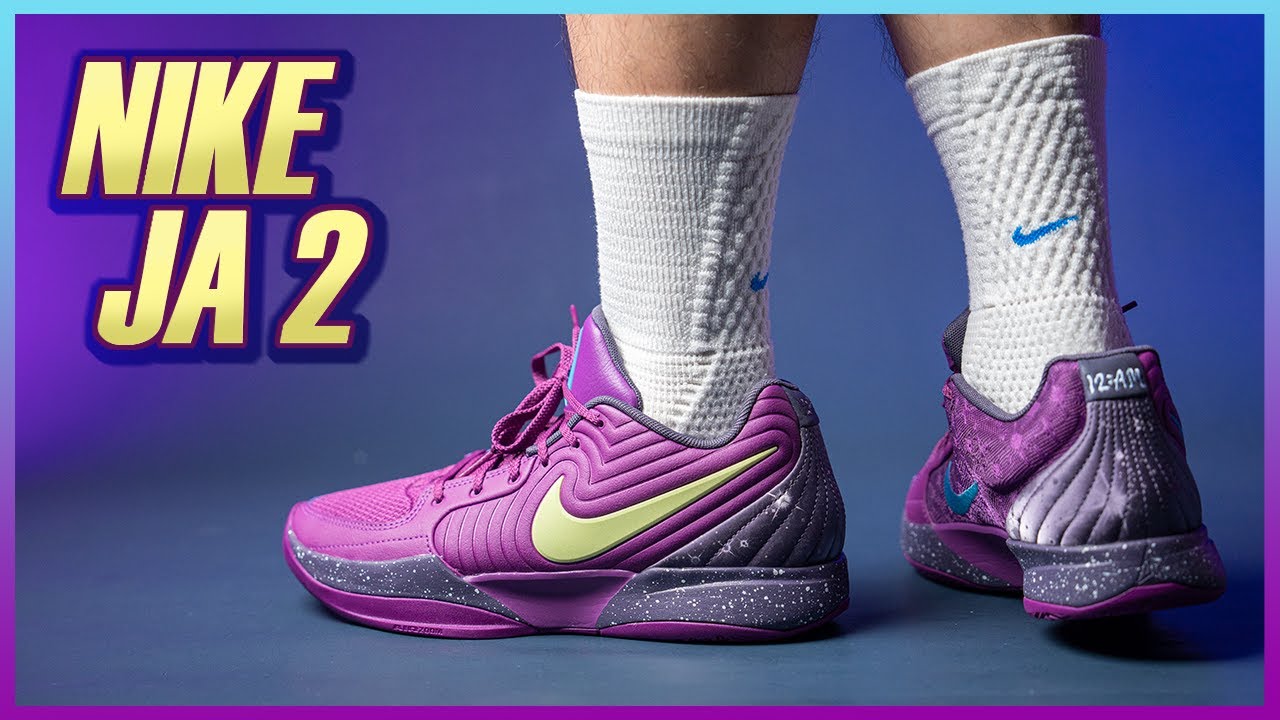 Nike Ja 2 'Purple Sky' 實鞋介紹/ 更有流線速度感的造型非常帥！配置