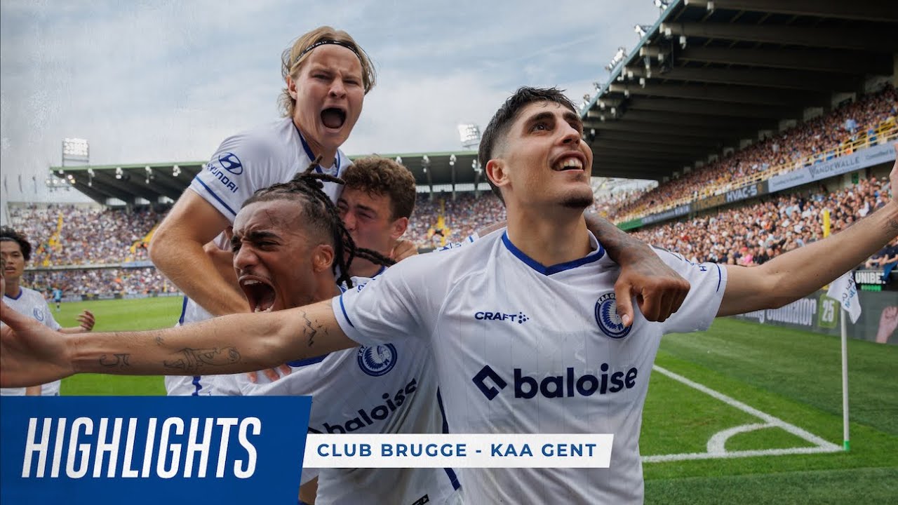 🎬 Club Brugge - KAA Gent: 2-4 (MD8 JPL)