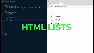 HTML Lists Explained: UL, OL, and LI Tags | এইচটিএমএল লিস্ট তৈরি করা শিখুন