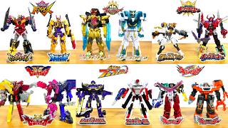 スーパー戦隊の変形合体ロボがコンビを組んで戦うぞ!ゴジュウジャーやブンブンジャーのロボット達が大活躍!怪獣を倒せ!