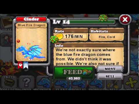 Dragonvale Chart Blue Fire