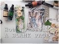 How to Break A Blank TEXTURE Page Mixed Media Art Journaling part6 ♡ Maremi's Small Art ♡
