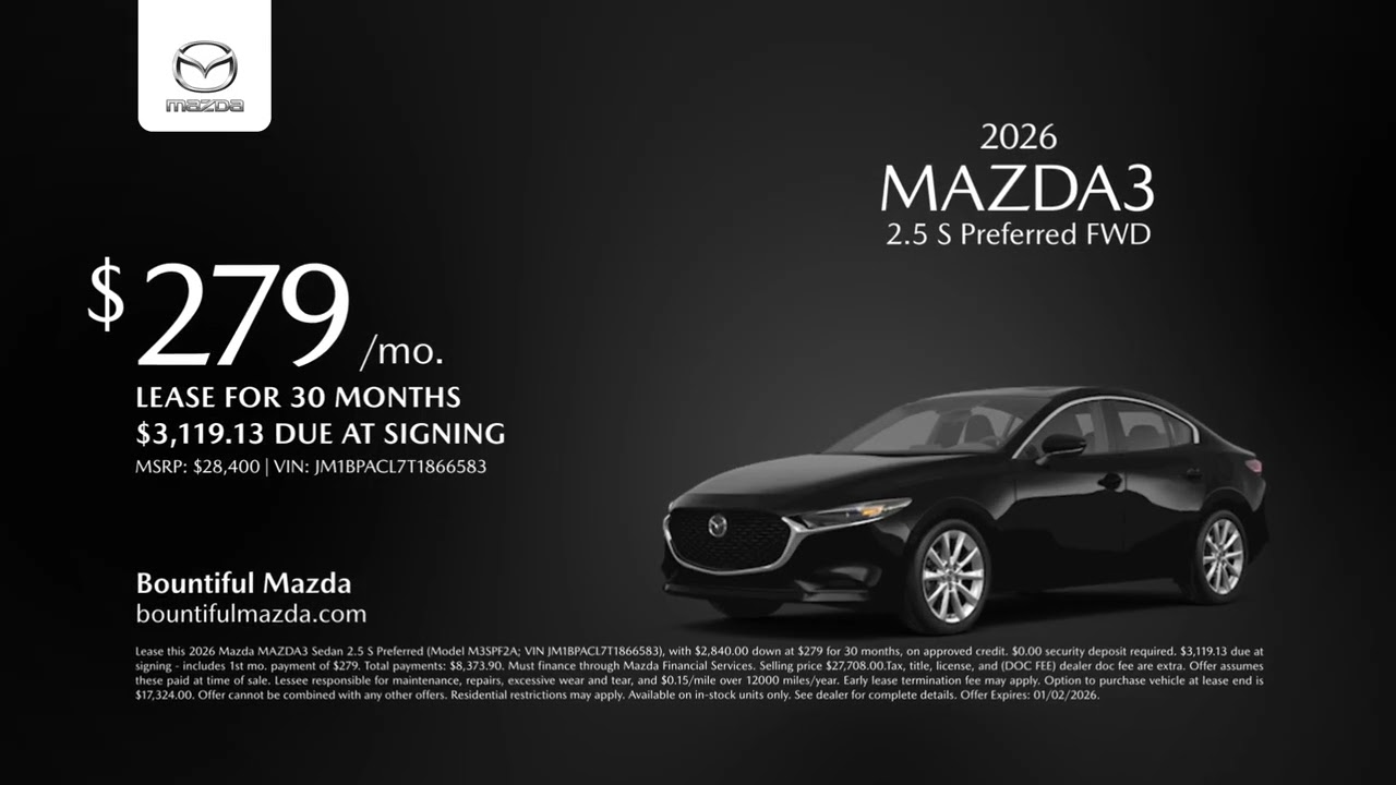 Mazda Mazda3 01/04/2026 6704160
