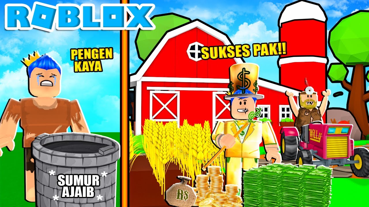 DI HINA KARENA MISKIN SUMUR AJAIB INI MEMBUAT AKU JADI SULTAN KAYA RAYA DI ROBLOX!!!