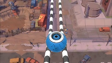 Rolling Ball 🏈 Sky Escape Gameplay Walkthrough #9