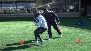 BlueGoldNews.com: Marquel Blackwell Works The RBs 3/3/18