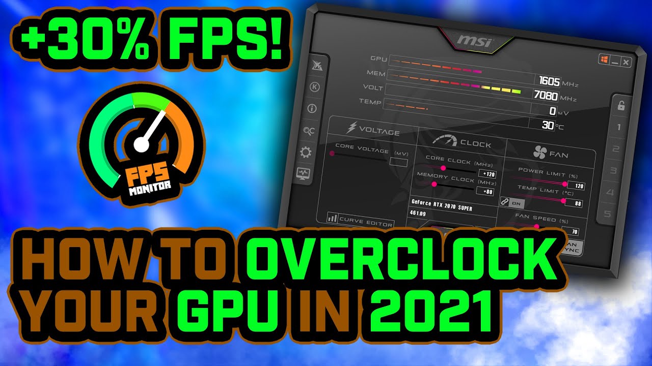 ly endnu engang strukturelt How To OVERCLOCK Your GPU 🔧 Ultimate Universal Guide 2022 - YouTube