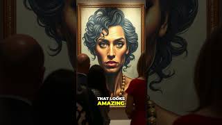 Artist's TikTok Portrait Goes Viral: Pool Party Delivery! #shorts