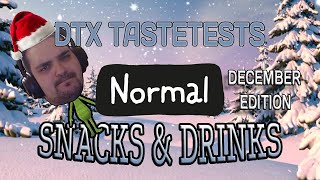 NORMAL Snacks & Drinks | December Edition | DTX Tastetest screenshot 2
