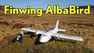 Finwing AlbaBird // Arduplane // Maiden flight, autotune &amp; 360 camera