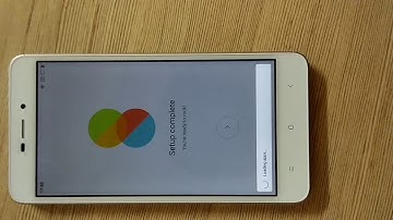 Redmi 4A Indian variant First boot